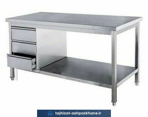 میز کار استیل کوچک