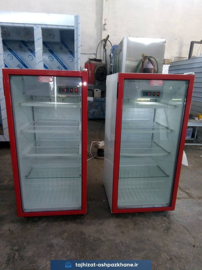 یخچال مینی بار هتلی ویترینی صنعتی 9 فوت